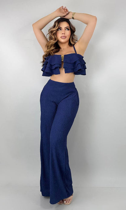 Conjunto blusa y pantalón MARIA