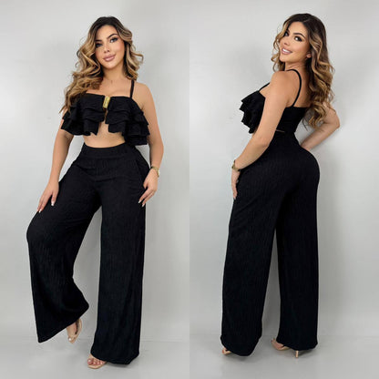 Conjunto blusa y pantalón MARIA