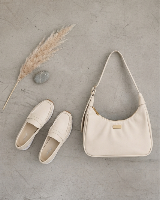 COMBO MOCASIN DAMA PENNY + BOLSO