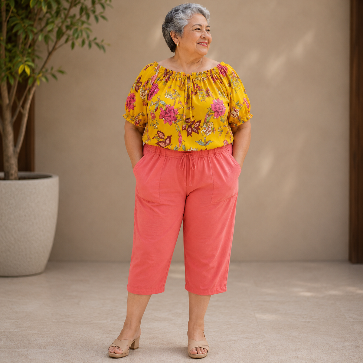 PACK POR 3 CAPRI FRANELA MAS BLUSA